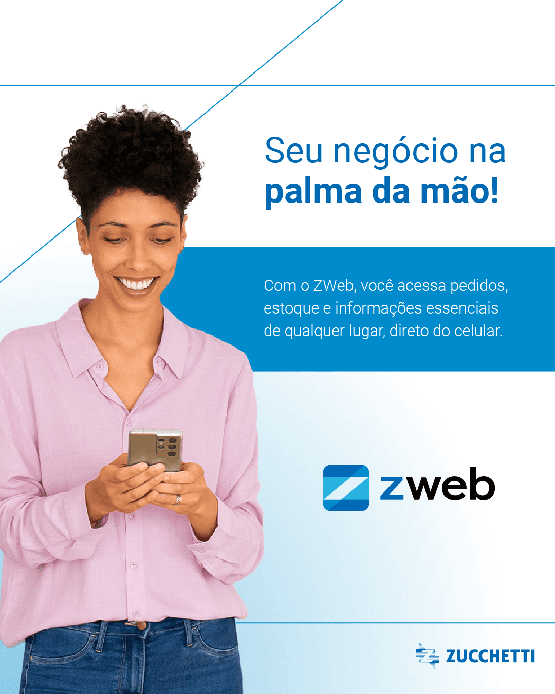 Seu negócio na palma da mão